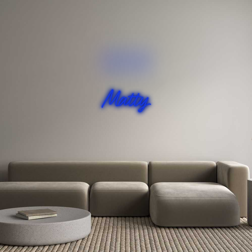 Brite Lite New Neon Sign: Matty