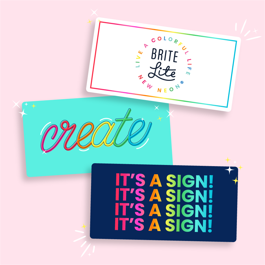 Gift Card - LED Neon Sign - Brite Lite Neon Signs