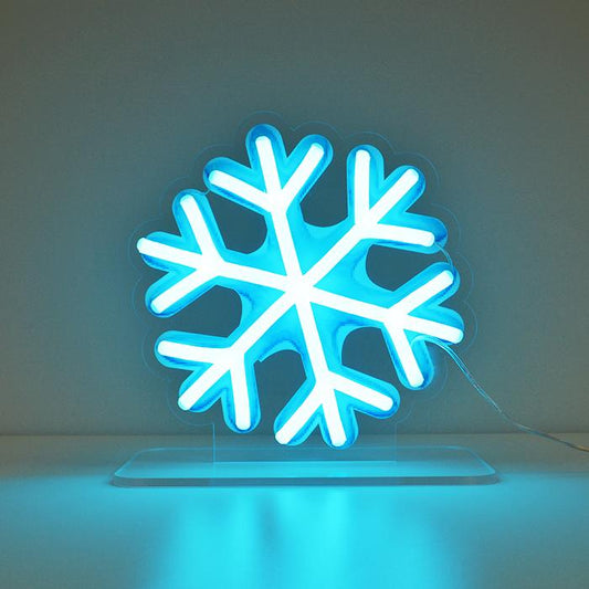 SNOWFLAKE EMOJI - LED Neon Sign - Brite Lite Neon Signs