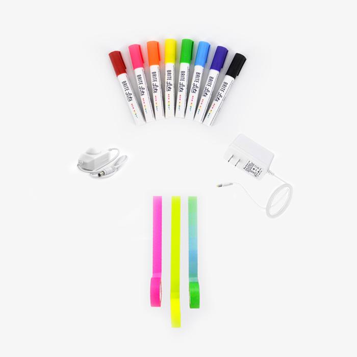 BRIGHTEN YOUR IDEAS WITH THE BOARD DUDES CYJ58 NEON DRY ERASE