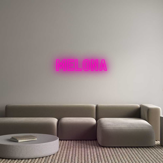 Brite Lite New Neon Sign: MELONA