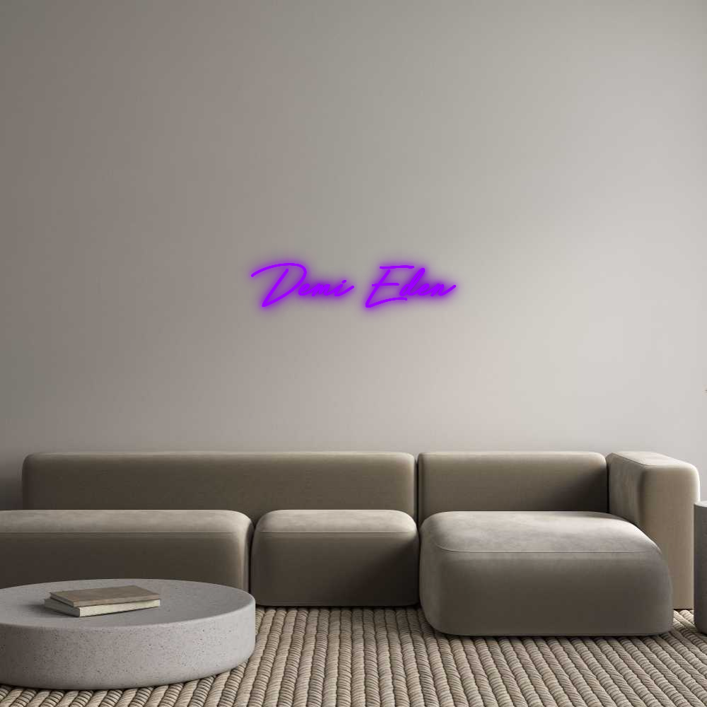 Brite Lite New Neon Sign: Demi Eden