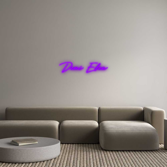 Brite Lite New Neon Sign: Demi Eden