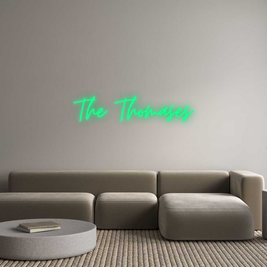 Brite Lite New Neon Sign: The Thomases