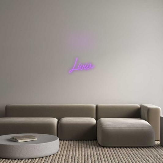 Brite Lite New Neon Sign: Livia