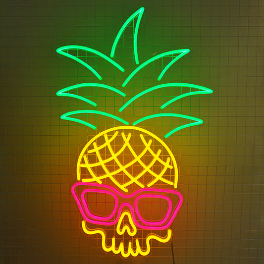 TROPICAL PINEAPPLE SKULL (4811709874281)
